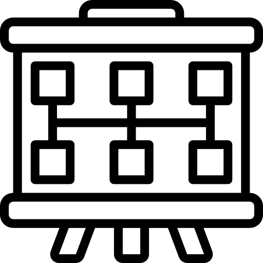 Presentation finances presentation business icon