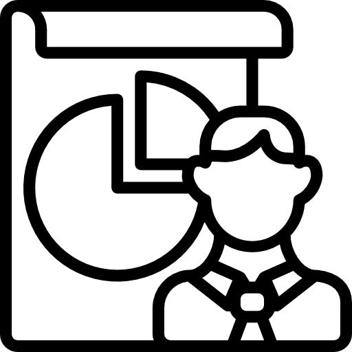 Presentation presentation chart finances icon