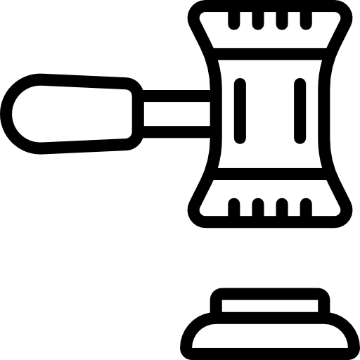 Auction auction justice business and finance icon