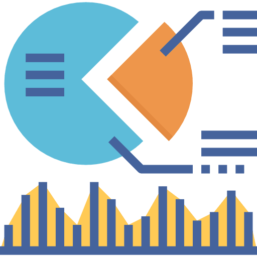 Analysis business graphic analysis icon