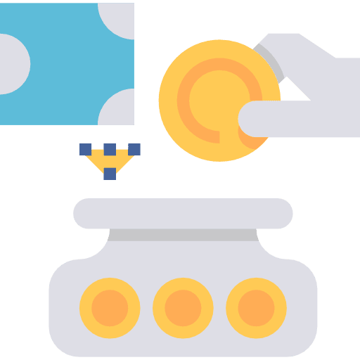 Donation coin business and finance donation icon