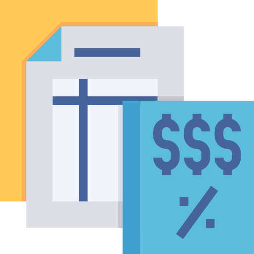 Files and folders paper pencil document icon