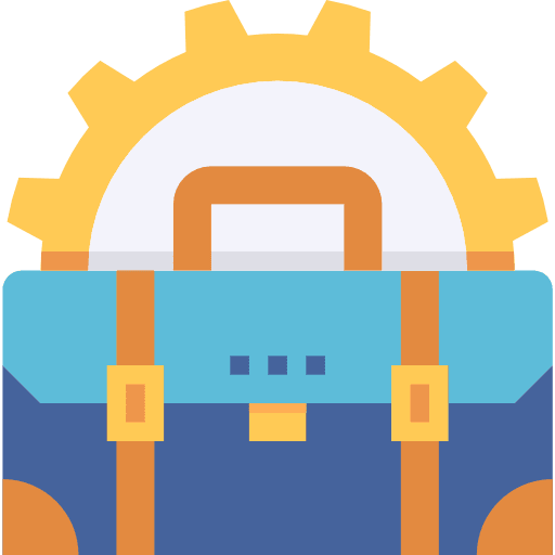 Management management edit tools cogwheel icon