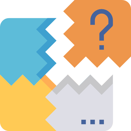 Puzzle business company jigsaw icon