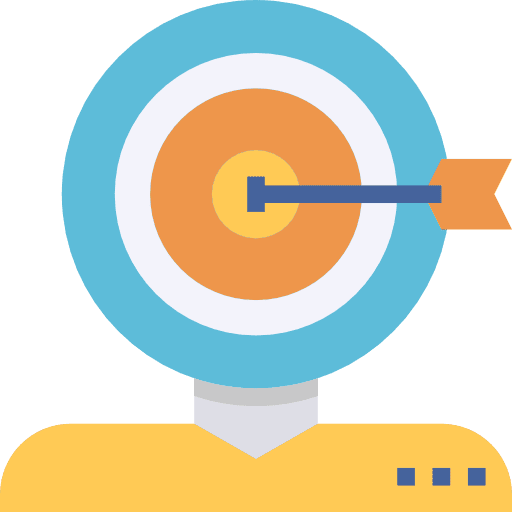 Target ui people target icon