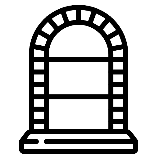 Window furniture and household window home icon