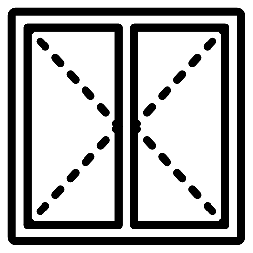 Window door furniture and household home icon