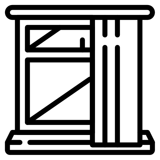 Window house furniture and household home icon