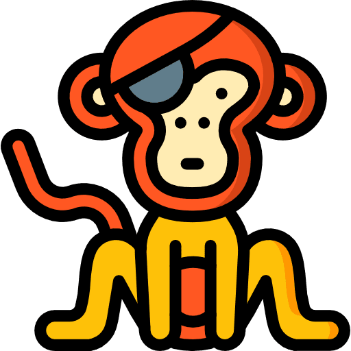 Monkey primate animal kingdom monkey icon