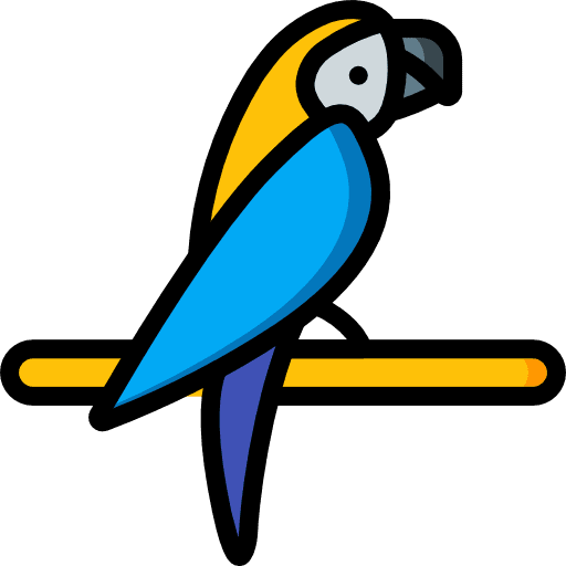 Parrot wild life zoo animal kingdom icon