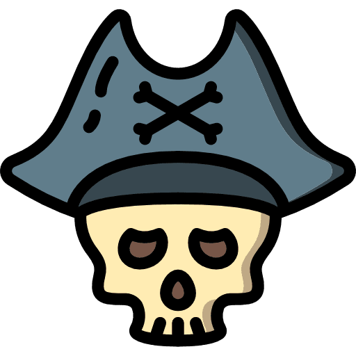 Pirate profile people user icon