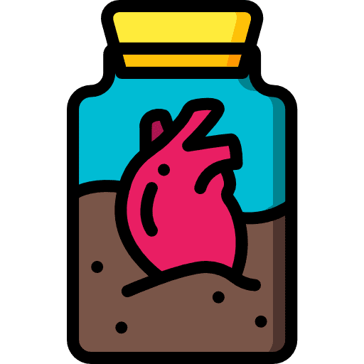 Jar miscellaneous heart dirt icon
