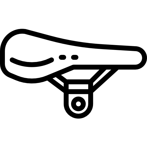 Seat bike bicycle seat icon