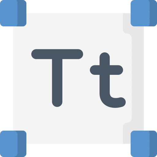 Typography edit text edit font icon