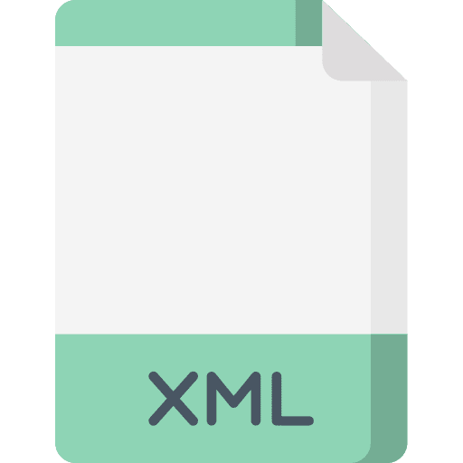 Xml xml symbol xml extensible markup language icon