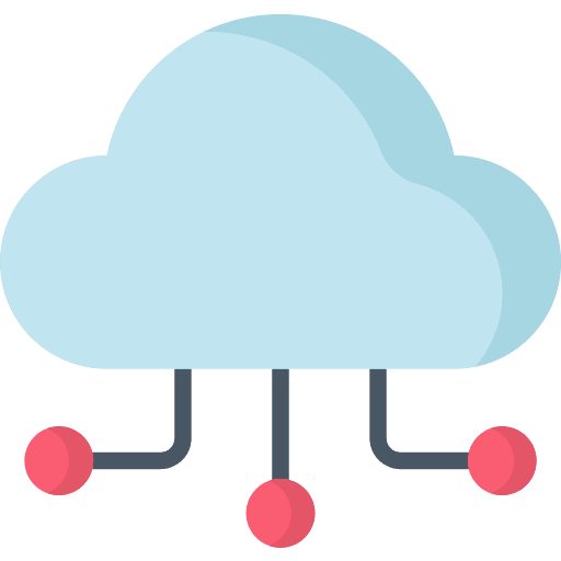Cloud cloud computing networking cloud data icon