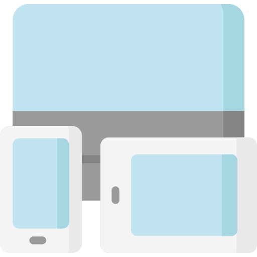 Responsive computer electronics smartphone icon