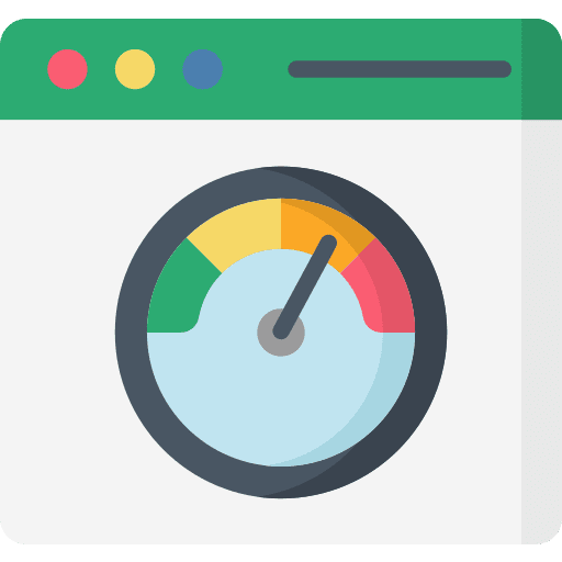 Speed page speed ui seo and web icon