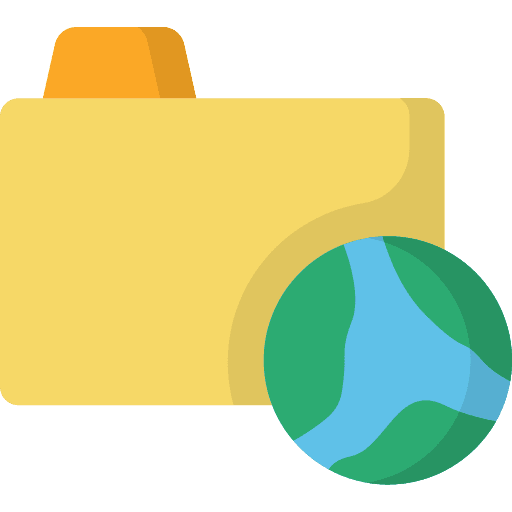 Folder office material interface files and folders icon