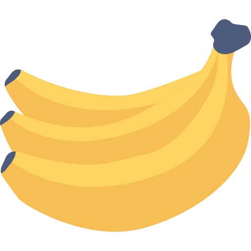 Banana vegan banana diet icon