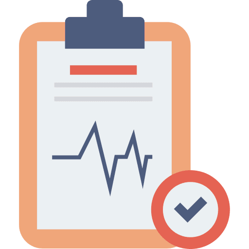 Heart beat graph files and folders heart beat icon