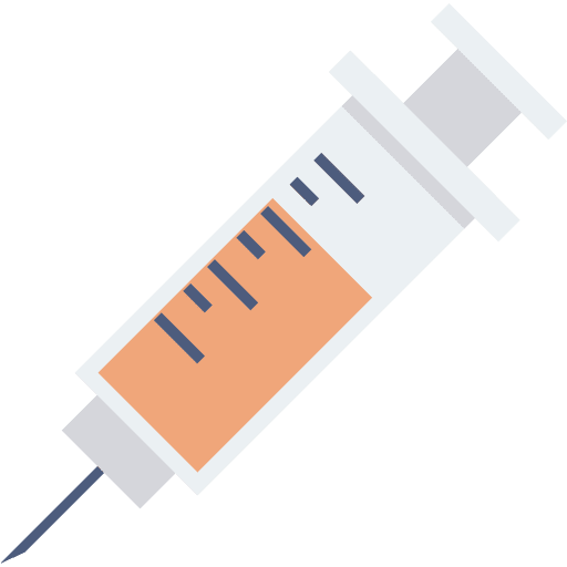 Injection hospital blood injection icon