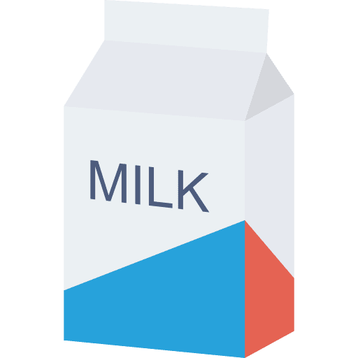 Milk food and restaurant milk coffee shop icon