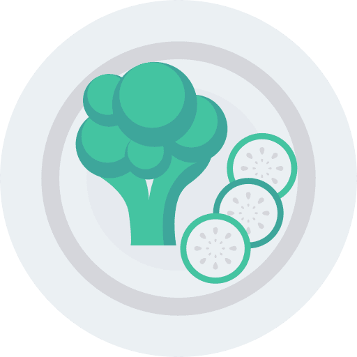 Broccoli vegan organic vegetable icon