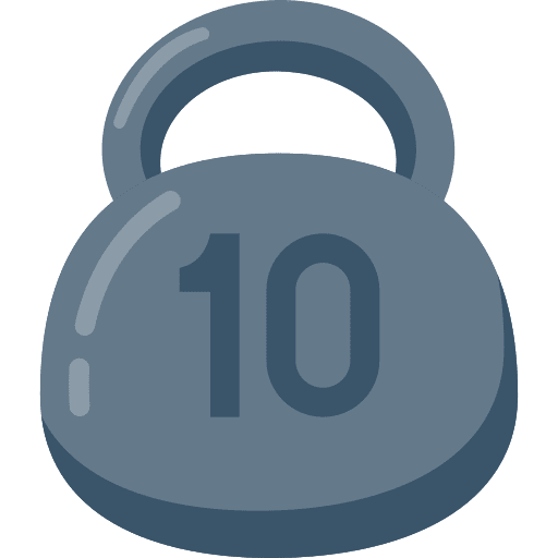 Dumbbell workout home sports and competition icon