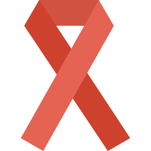 Aids healthcare and medical sports and competition ribbon icon