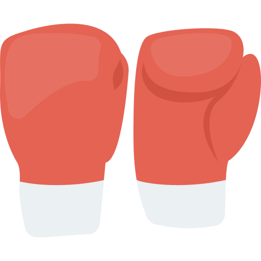 Boxing gloves boxing gloves sports and competition fitness icon