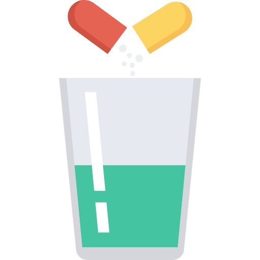 Drugs capsules medication healthcare and medical icon