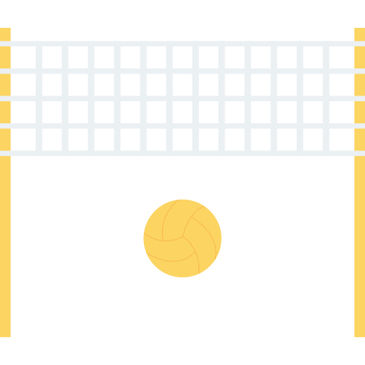 Beach volleyball sports and competition beach volleyball team sports icon