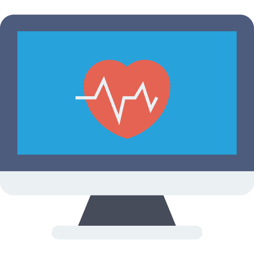 Electrocardiogram electrocardiogram healthcare and medical heartbeat icon