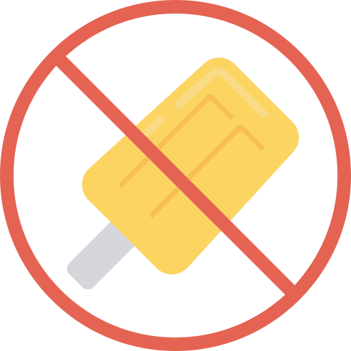 Not allowed sports and competition ice cream electronics icon
