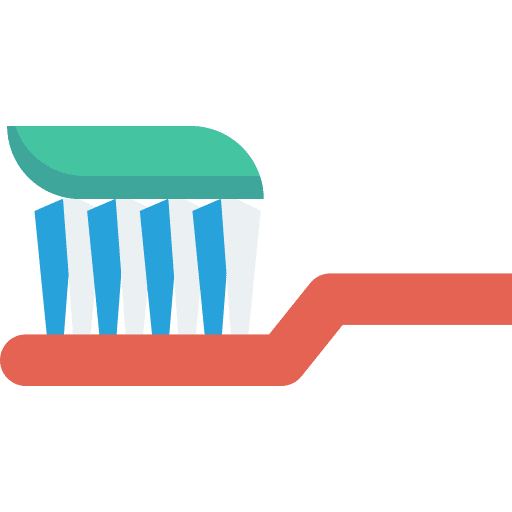 Toothbrush healthcare and medical wellness bathroom icon