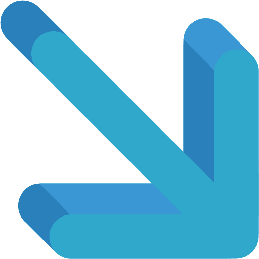 Diagonal arrow orientation direction arrows icon