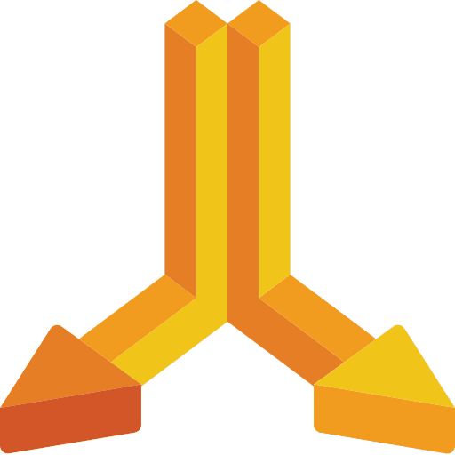 Double arrow arrows orientation arrow icon