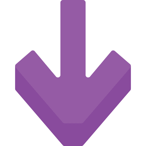 Down arrow arrows orientation download icon