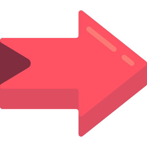 Right arrow next orientation direction icon