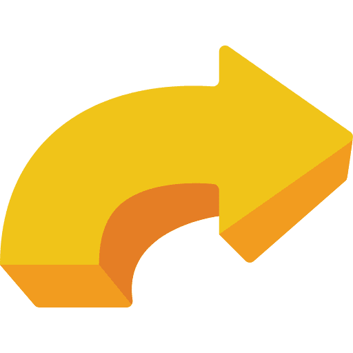 Right arrow orientation next direction icon