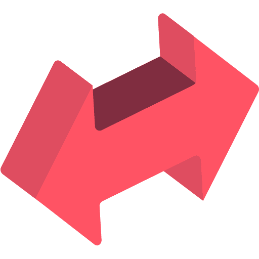 Double arrow double arrow orientation direction icon