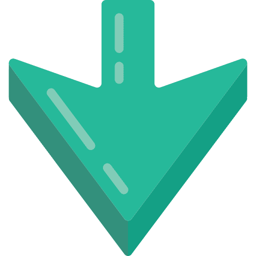 Down arrow arrows down arrow direction icon