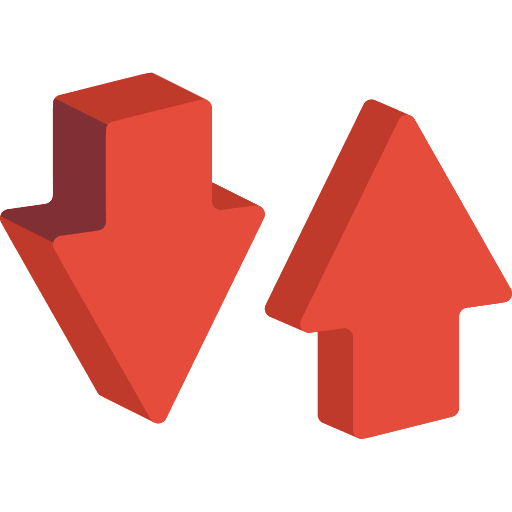 Sort orientation arrows direction icon