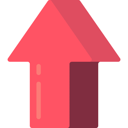 Up arrow arrow upload arrows icon