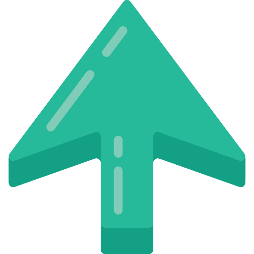 Up arrow orientation direction up arrow icon