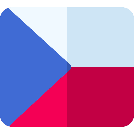 Czech republic flag country czech republic icon