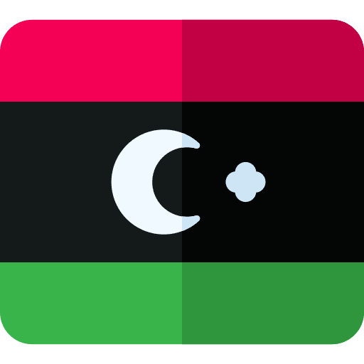 Libya nation flags country icon