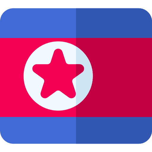 North korea country north korea nation icon