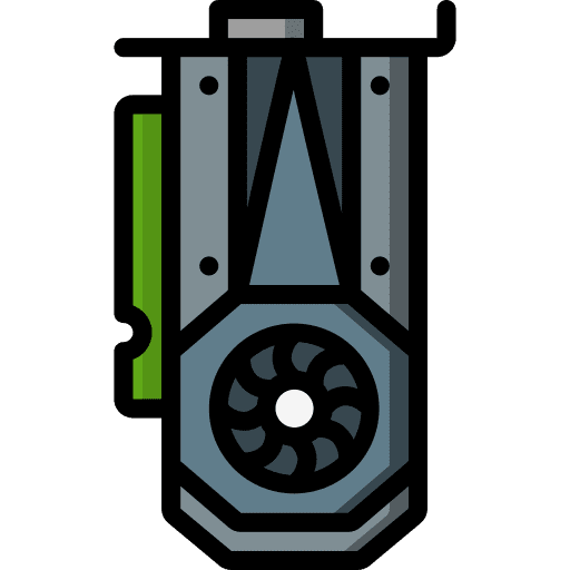 Graphics card graphic card video card gpu icon